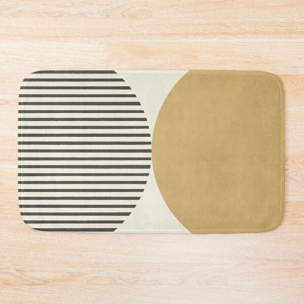 Item preview, Half Circle Stripes - Gold Black designed and sold by moonlightprint.