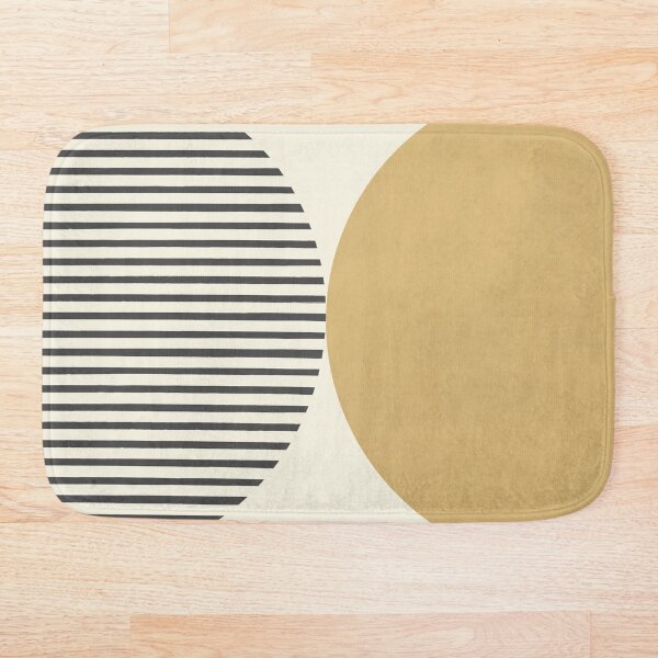 Item preview, Half Circle Stripes - Gold Black designed and sold by moonlightprint.