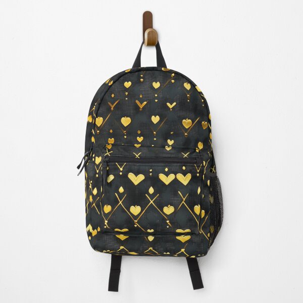 Item preview, Black Gold Hearts Case Pattern designed and sold by GrinGalore.