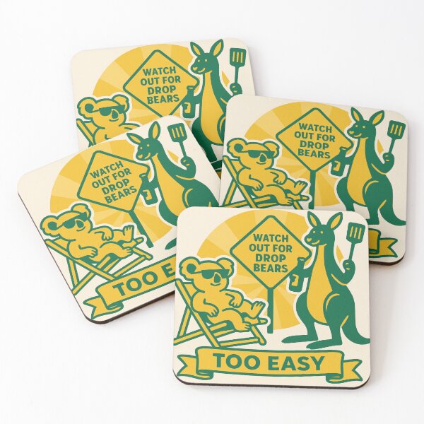 Item preview, Watch Out For Drop Bears designed and sold by imaginewoefully.