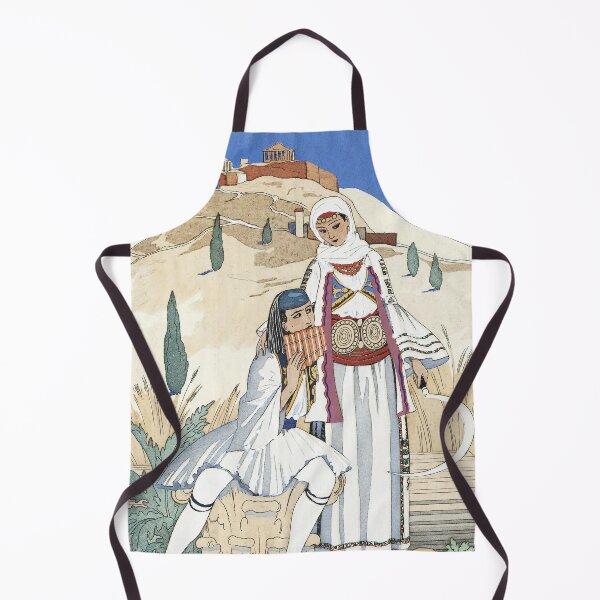 Item preview, Vintage Middle East Arabic Couple, Pan Flute Print designed and sold by Meliara Prints.