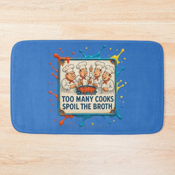Item preview, Too many cooks spoil the broth – Humorous culinary art designed and sold by Girih.