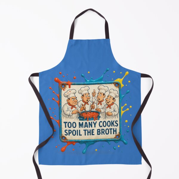 Item preview, Too many cooks spoil the broth – Humorous culinary art designed and sold by Girih.