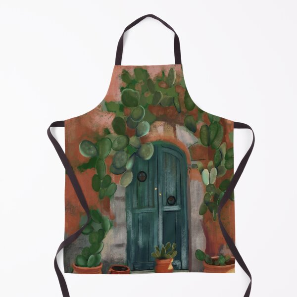Item preview, Whimsical cactus door painting designed and sold by jassoart.