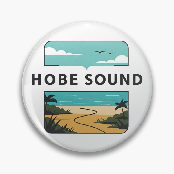 Item preview, Hobe Sound | Scenic and Serene Coastal-Inspired Graphic designed and sold by Tw1nsAIArt.