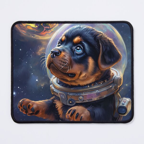 Item preview, Space puppy Rottweiler designed and sold by MountAshDesigns.