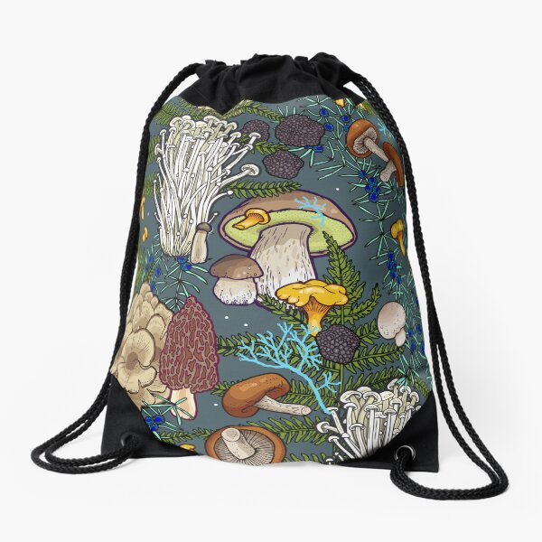 Item preview, mushroom forest designed and sold by smalldrawing.
