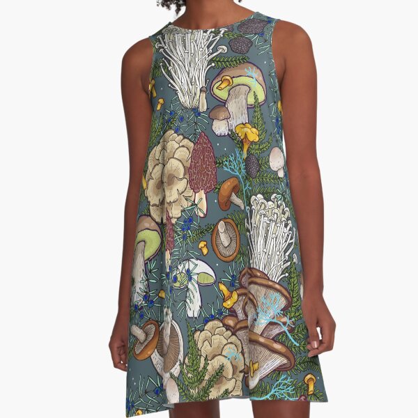Item preview, mushroom forest designed and sold by smalldrawing.