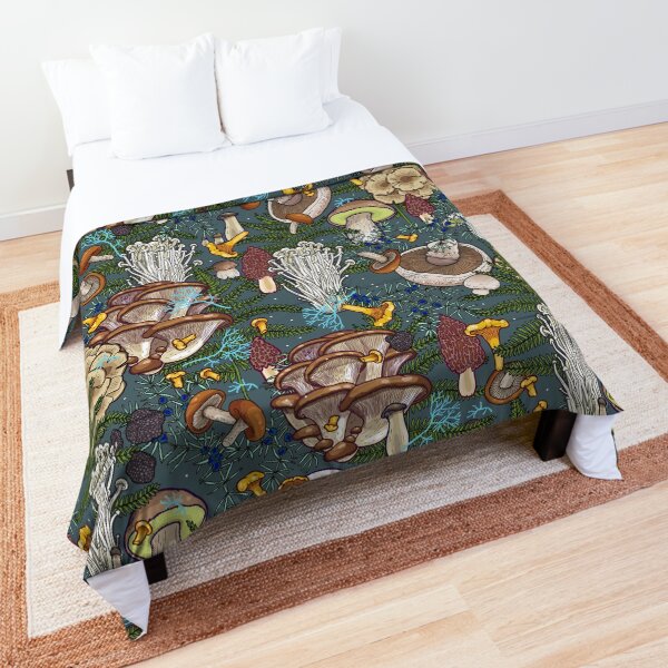 Item preview, mushroom forest designed and sold by smalldrawing.