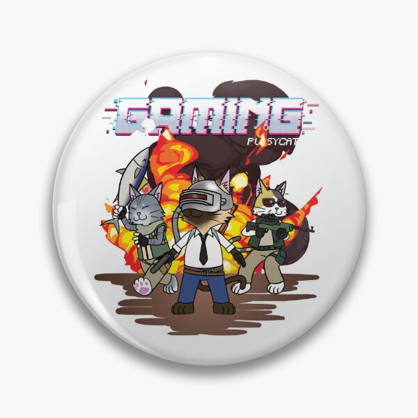 Item preview, Gaming Pussycat PUBG designed and sold by Maewhaw-digital art.