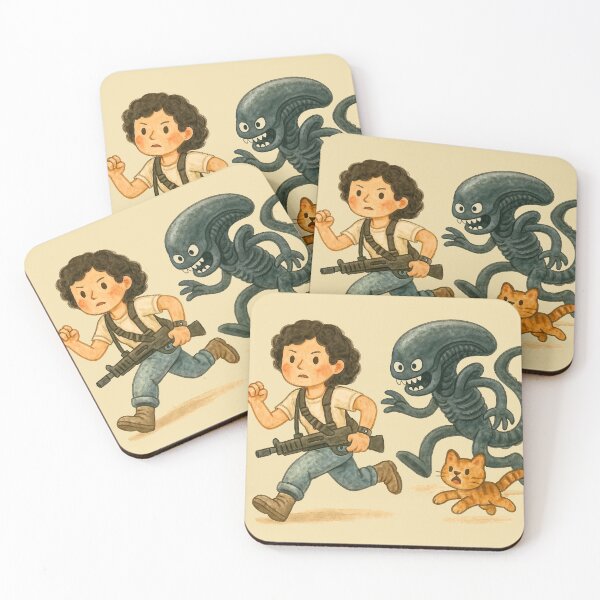 Item preview, Ripley Playing Tag With Xeno designed and sold by brunoevt.
