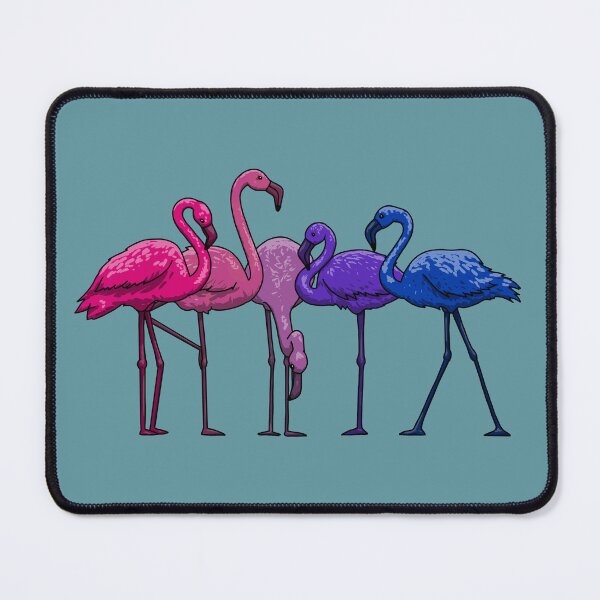 Item preview, Bi Flamingoes designed and sold by Art by Veya.