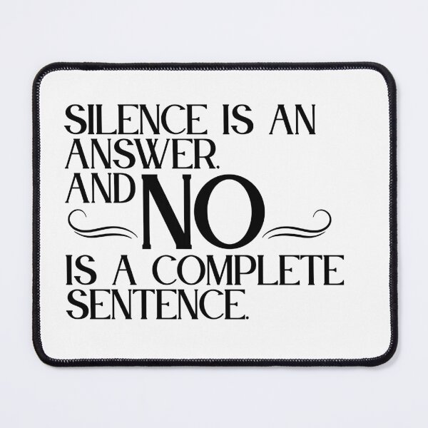 Item preview, Boundaries Wall Art | Silence Is An Answer | Self Worth Gift designed and sold by TextMuse.