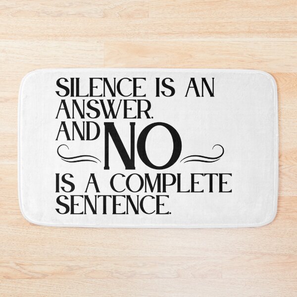 Item preview, Boundaries Wall Art | Silence Is An Answer | Self Worth Gift designed and sold by TextMuse.