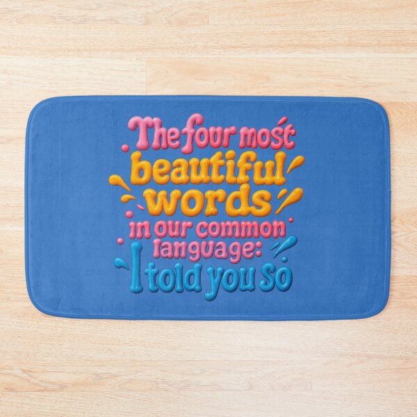 Item preview, The four most beautiful words – humorous art with saying designed and sold by Girih.