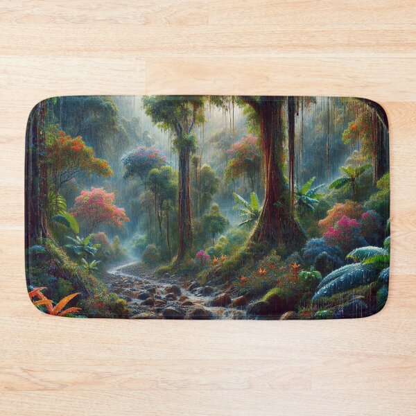 Item preview, Downpour in the Tropical Forest designed and sold by M-Y-A-R-T-.
