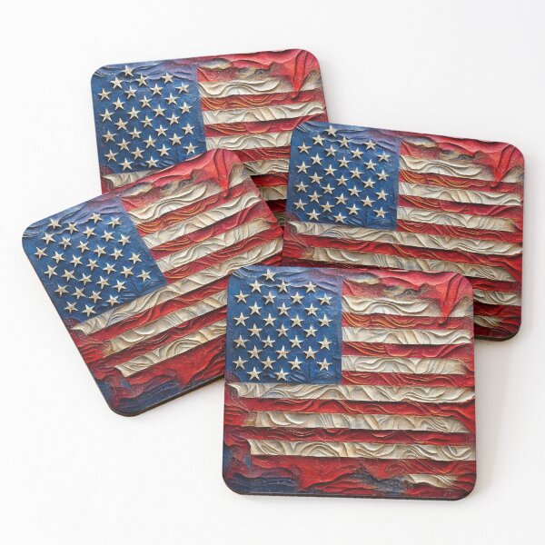 Item preview, USA flag art designed and sold by Andre Faubert.