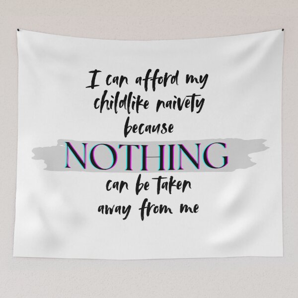 Item preview, Resilience Wall Art | Childlike Naivety Quote | Authentic Living Gift designed and sold by TextMuse.