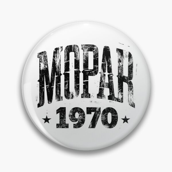Artikelvorschau, Mopar 1970 – Vintage-Druck im Used-Look, Schwarz entworfen und verkauft von SteadyRolling.