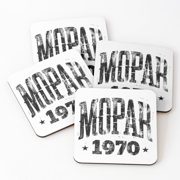 Item preview, Mopar 1970 – Vintage Distressed Look Black Print designed and sold by SteadyRolling.