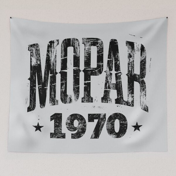 Item preview, Mopar 1970 – Vintage Distressed Look Black Print designed and sold by SteadyRolling.