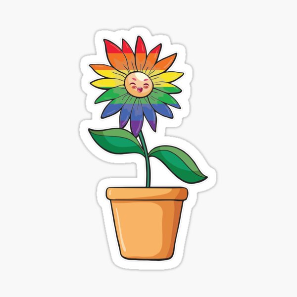 Artikel-Vorschau von LGBTQIA+ - Gay-Pride-Blume, designt und verkauft von CC-ArtOnline.