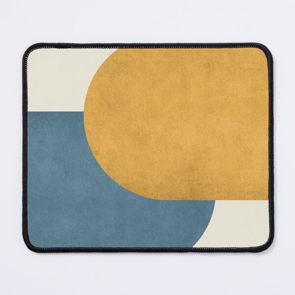 Item preview, Half Circle Colorblock - Gold Blue and White designed and sold by moonlightprint.