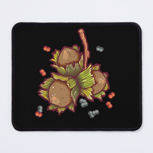 Item preview, Dark hazelnuts pattern designed and sold by smalldrawing.
