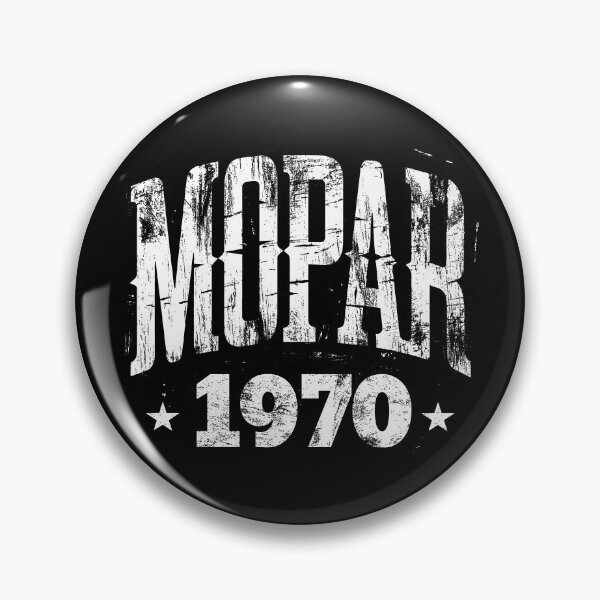 Item preview, Mopar 1970 – Vintage Distressed Look White Print designed and sold by SteadyRolling.