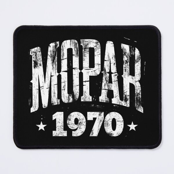 Item preview, Mopar 1970 – Vintage Distressed Look White Print designed and sold by SteadyRolling.
