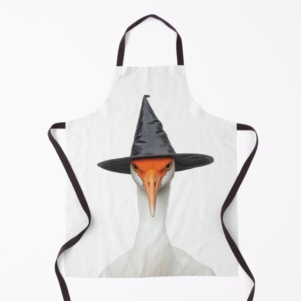 Item preview, Whooping Crane bird Wearing Halloween Witch Hat designed and sold by LazyOwlStore.