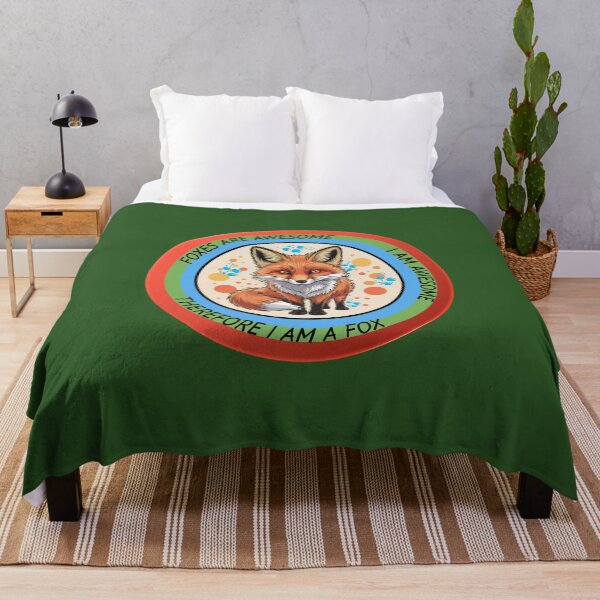 Item preview, Foxes Are Awesome I am Awesome Therefore I am A Fox Red Fox designed and sold by SurrealArtSzysz.