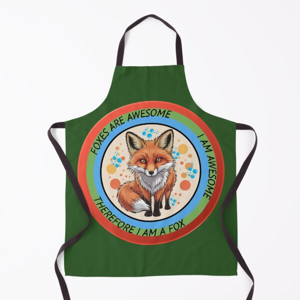 Item preview, Foxes Are Awesome I am Awesome Therefore I am A Fox Red Fox designed and sold by SurrealArtSzysz.