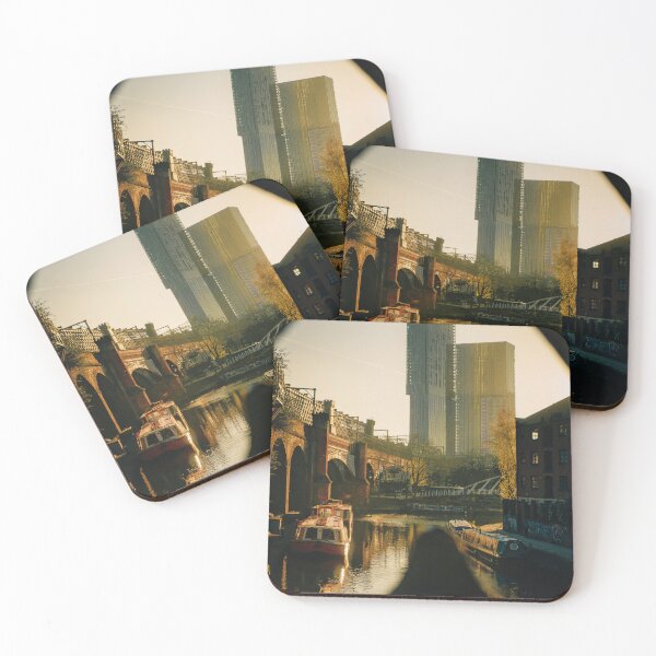 Item preview, Framed by Iron – Canal Dreamscape in Castlefield, Manchester designed and sold by Droneratravels.
