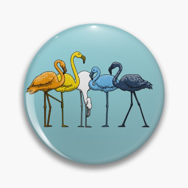 Item preview, Aroace Flamingoes designed and sold by Art by Veya.