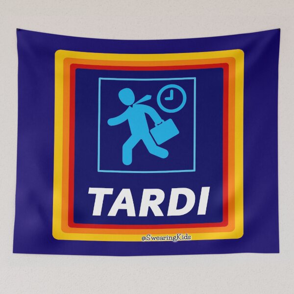 Item preview, Tardi designed and sold by SwearingKids.