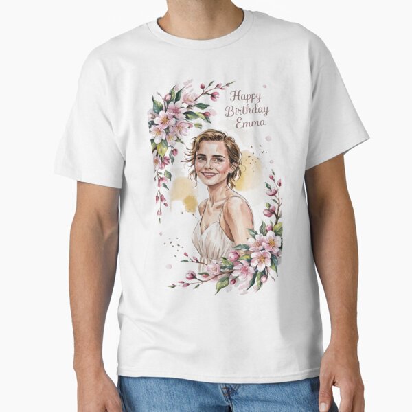 Artikel-Vorschau von Emma Watson – Alles Gute zum Geburtstag – T-Shirt, designt und verkauft von Auraaaaaaaaaaaa .