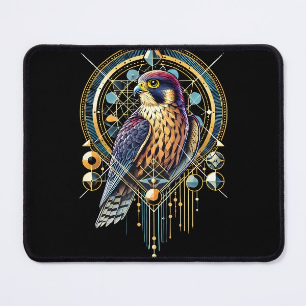 Item preview, Spirit Peregrine Falcon Bird Raptor Birding Watcher Mystical designed and sold by Kimberley King Art  King Art.