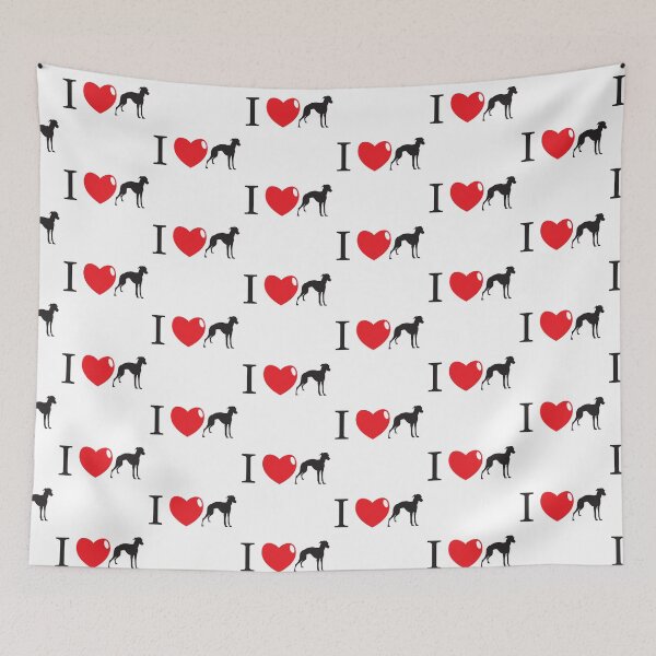Item preview, I Heart Whippet Dog designed and sold by jazzydevil.
