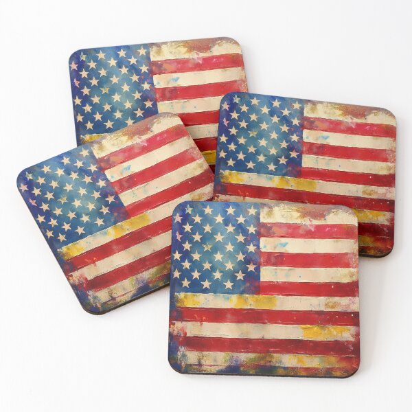 Item preview, USA flag art designed and sold by Andre Faubert.