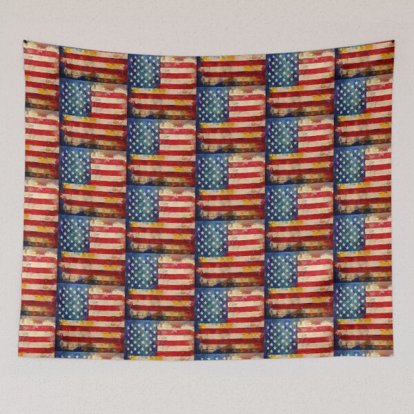 Item preview, USA flag art designed and sold by Andre Faubert.