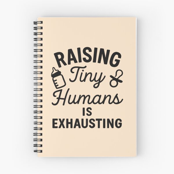 Item preview, Raising Tiny Humans Is Exhausting – Funny Parenting Quote with Baby Icons designed and sold by Bratak.