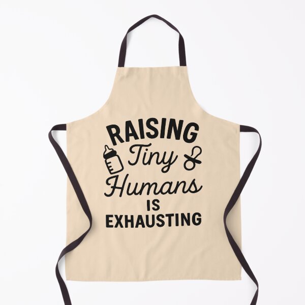 Item preview, Raising Tiny Humans Is Exhausting – Funny Parenting Quote with Baby Icons designed and sold by Bratak.