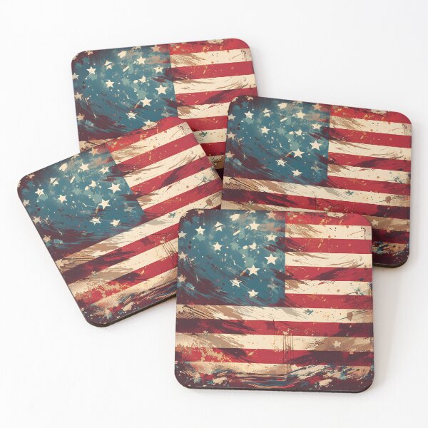 Item preview, USA flag art designed and sold by Andre Faubert.