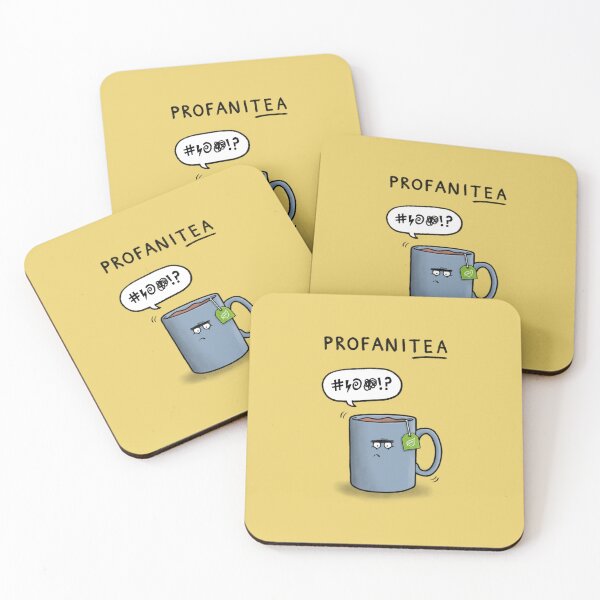 Item preview, Angry Tea Pun Cartoon designed and sold by carlbatterbee.