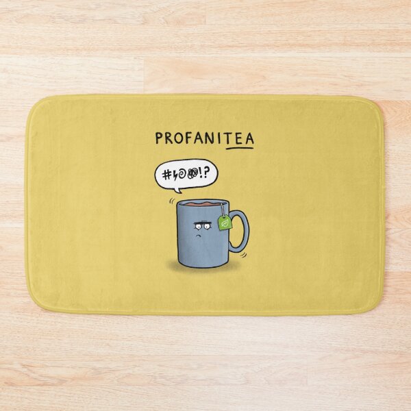 Item preview, Angry Tea Pun Cartoon designed and sold by carlbatterbee.