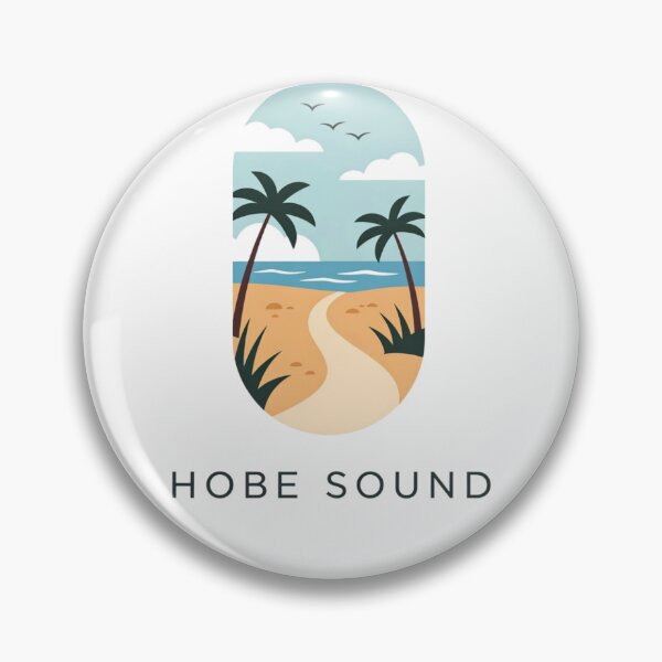Item preview, Hobe Sound | Scenic and Serene Coastal-Inspired Graphic designed and sold by Tw1nsAIArt.