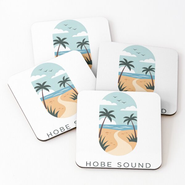 Item preview, Hobe Sound | Scenic and Serene Coastal-Inspired Graphic designed and sold by Tw1nsAIArt.