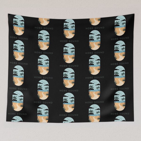 Item preview, Hobe Sound | Scenic and Serene Coastal-Inspired Graphic designed and sold by Tw1nsAIArt.