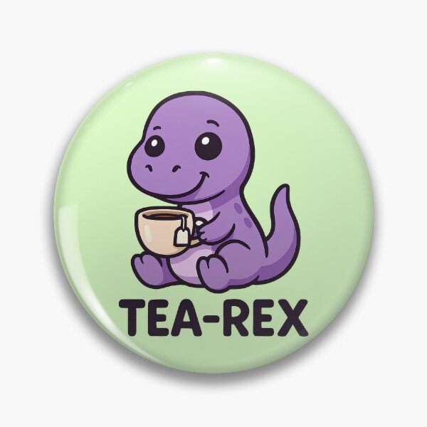 Item preview, 'Tea-Rex' Illustration designed and sold by TSQ.